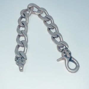 Silver chain bracelet